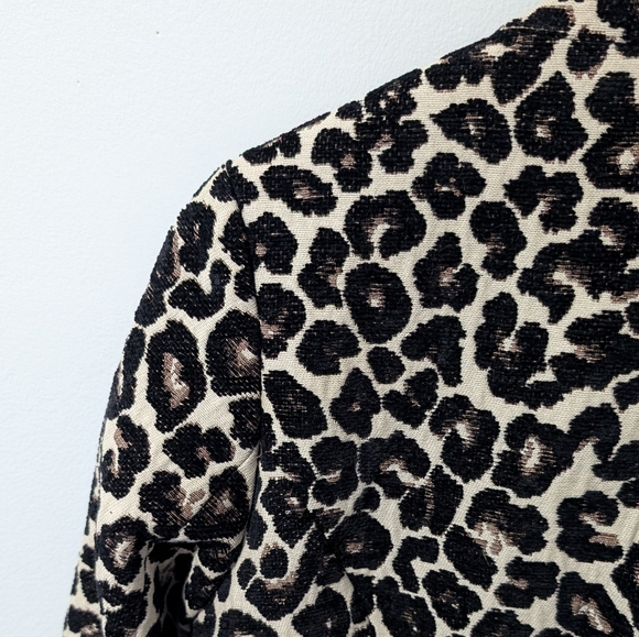 60s Style Leopard Print Coat - Picture 10 of 12